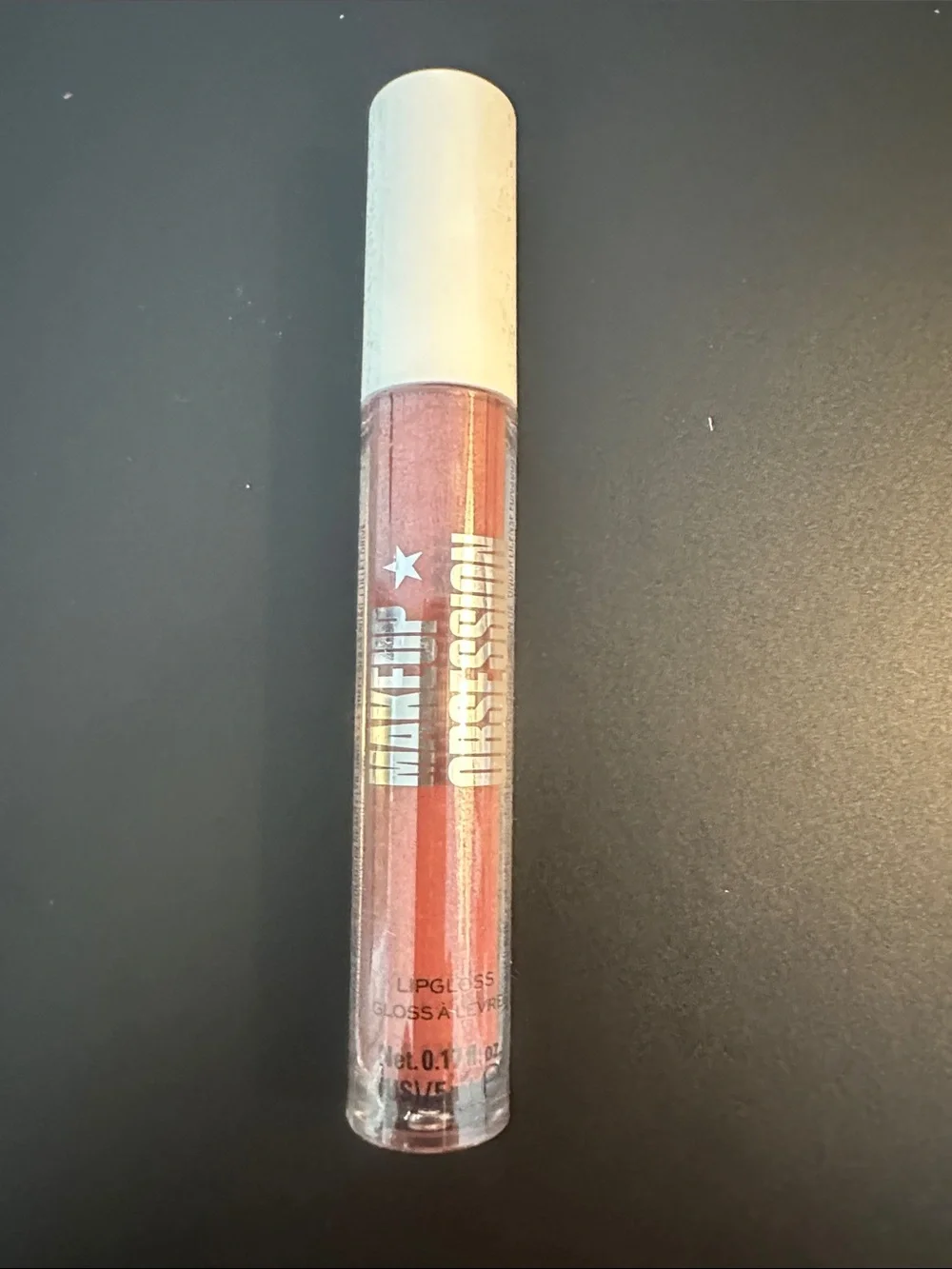 NWT Makeup Obsession London Shimmery Rose-Mauve Lip Gloss